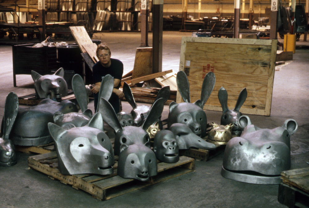 Hare and other castings, 1988