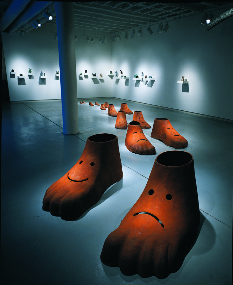 Victory and Defeat, 1997; Cast Iron with sprayed copper coating; 27&amp;amp;quot;H x 72&amp;amp;quot;W x 35&amp;amp;#039;D; Fabricated at a second Kohler Arts Industry Residency in 1997